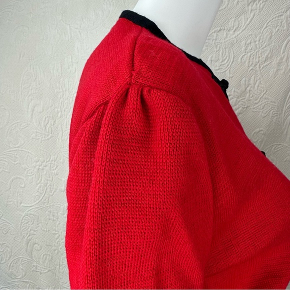 Miss Pendleton VTG Wool Frog Tie Cardigan - Picture 4 of 13